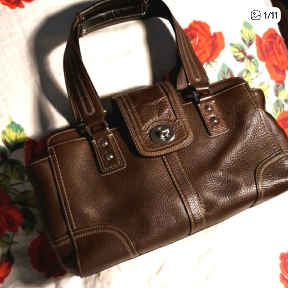 Coach Double Handle East/West Satchel